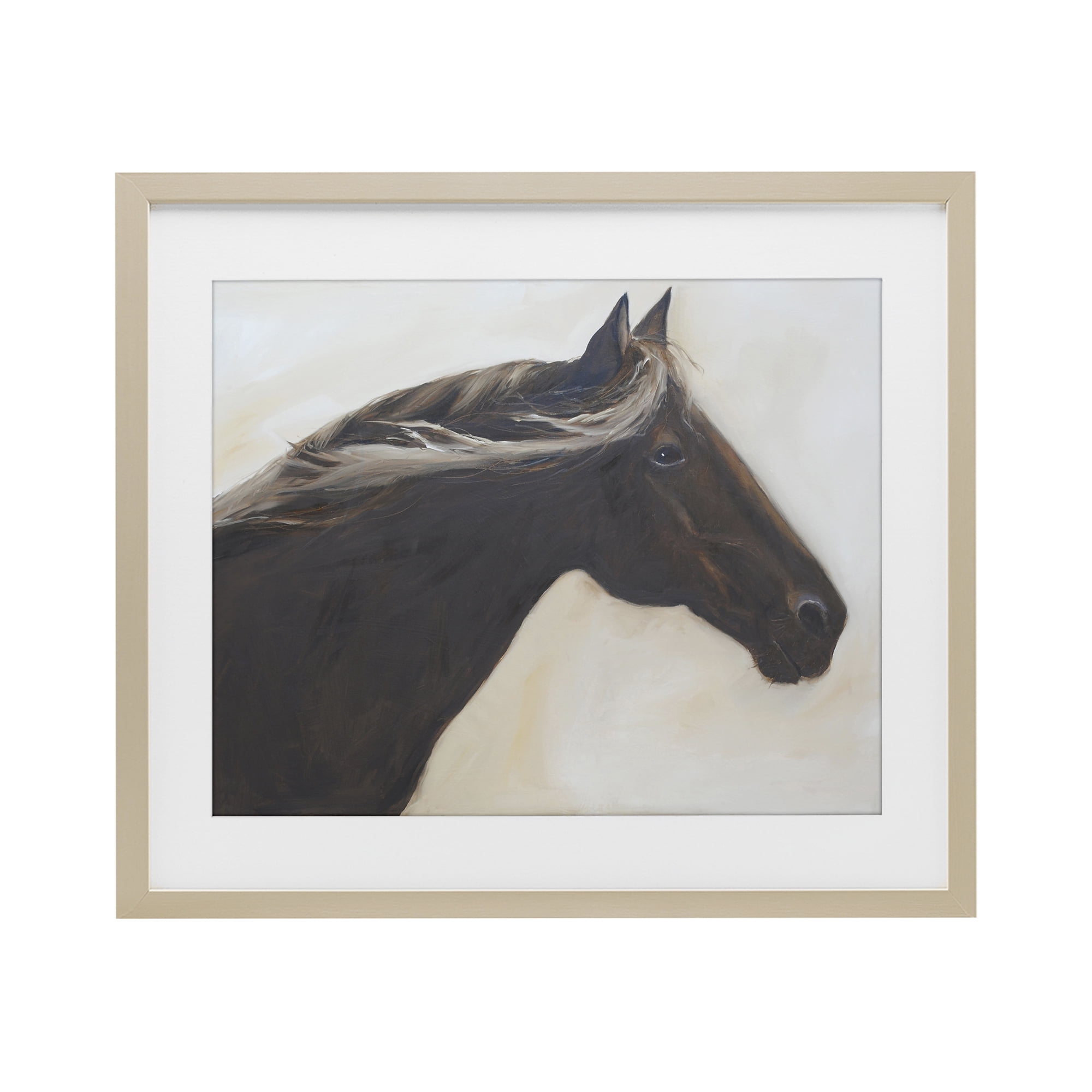 Stupell Industries The Mare In Profile Birch Framed Print Under Glass, design by Jadei Graphics