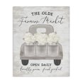 thumbnail image 1 of Stupell Industries Cottage The Olde Farmer Market Vintage White Floral Truck Canvas Art, 16 x 20, by Lettered and Lined, 1 of 7