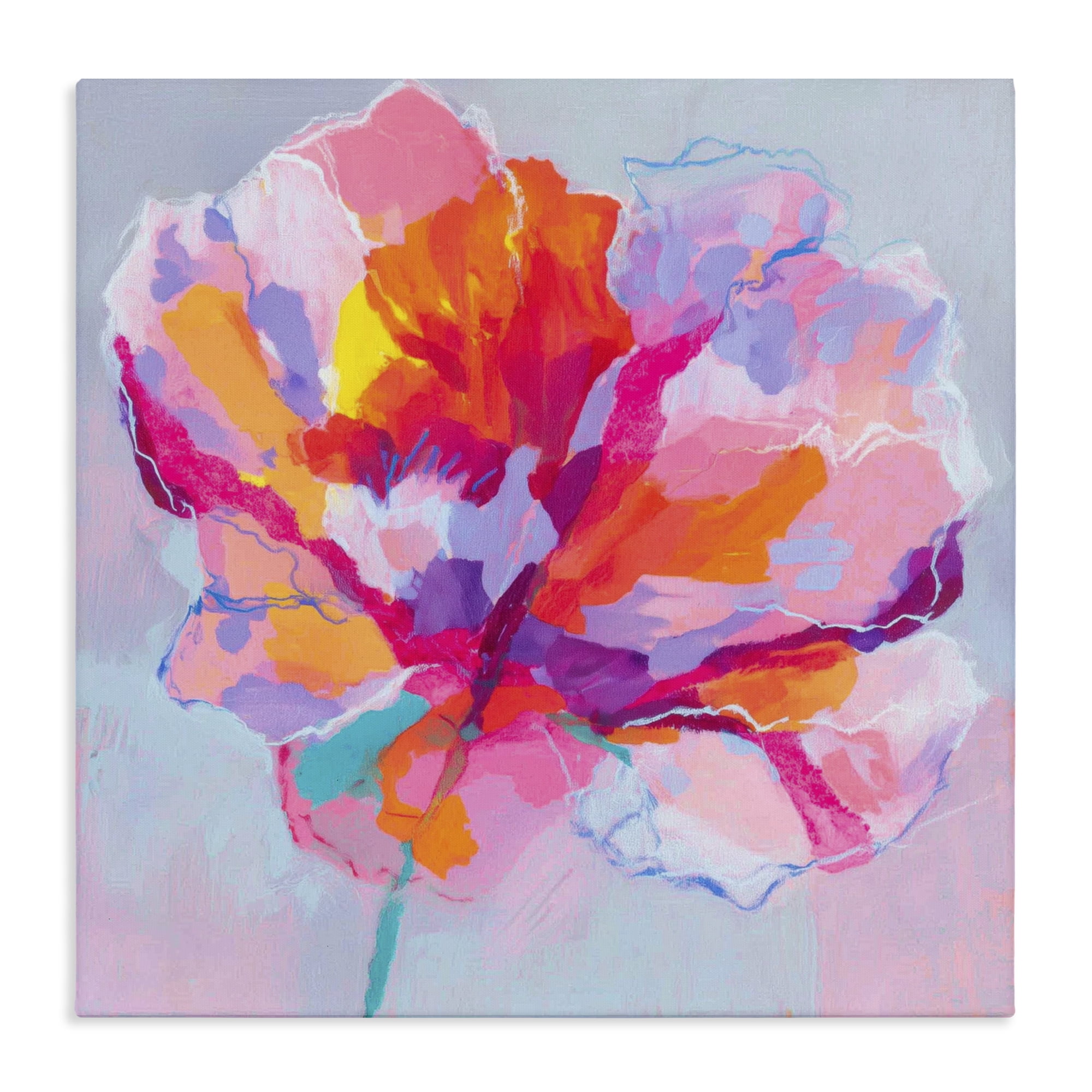 Stupell Industries The Open Petal Expression Canvas Wall Art, design by Chromatic Storm Studio