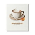 thumbnail image 1 of Stupell Industries The Pumpkin Spice to My Latte Romantic Phrase Paintings Gallery-Wrapped Canvas Print Wall Art, 16x20, by House Fenway, 1 of 5