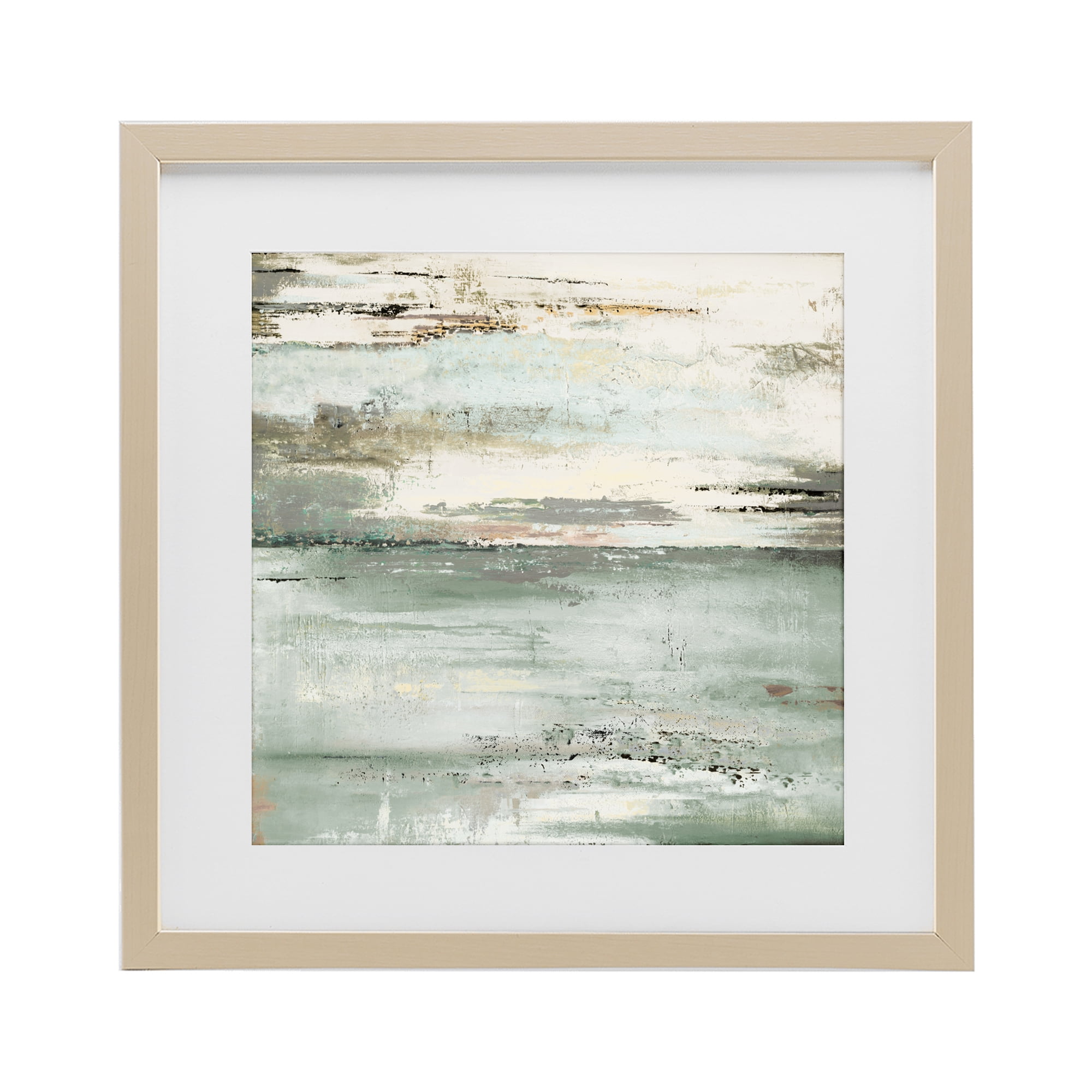 Stupell Industries The Seafoam Ones Abstract Birch Framed Print Under Glass, design by Patricia Pinto