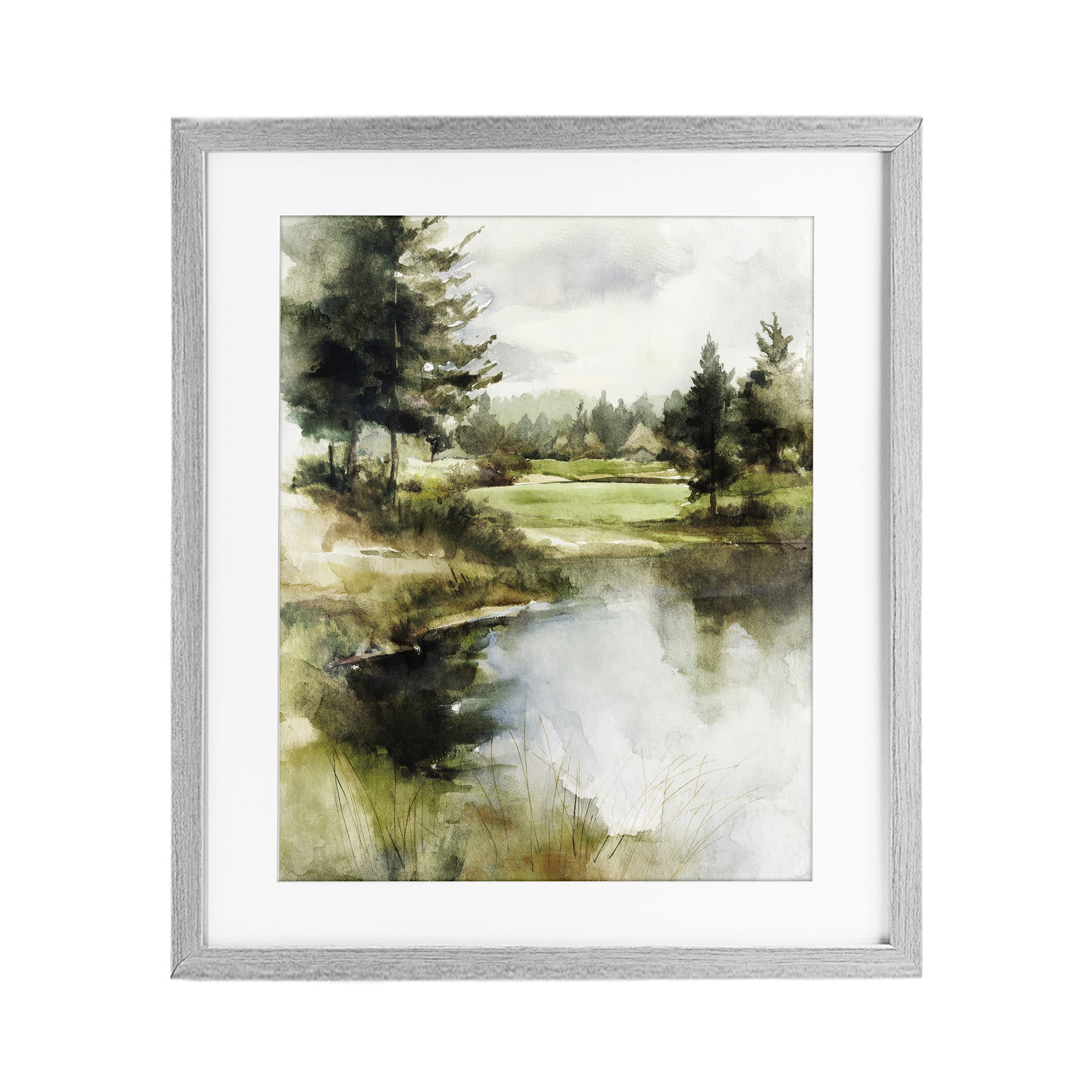 Stupell Industries The Secret Grove Gray Framed Print Under Glass, design by Svetlana Aleynikova