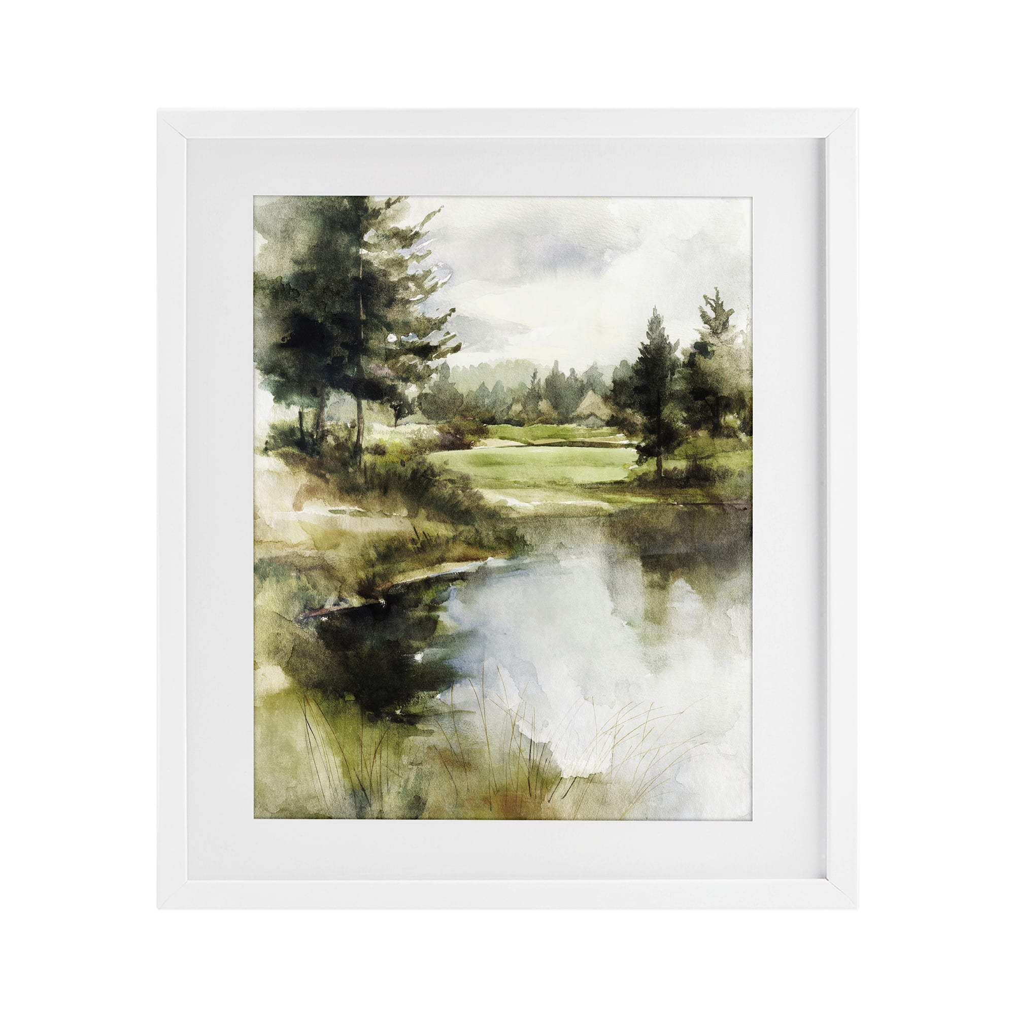 Stupell Industries The Secret Grove White Framed Print Under Glass, design by Svetlana Aleynikova