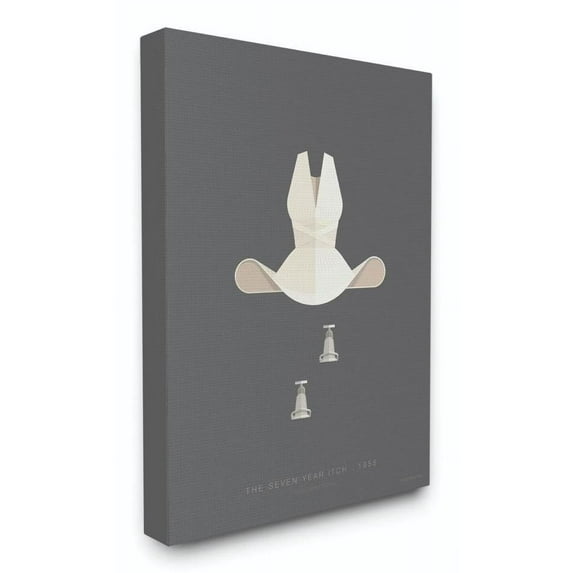 Stupell Industries The Seven Year Itch Famous People Characters Fashion Design Canvas Wall Art by Fred Birchal