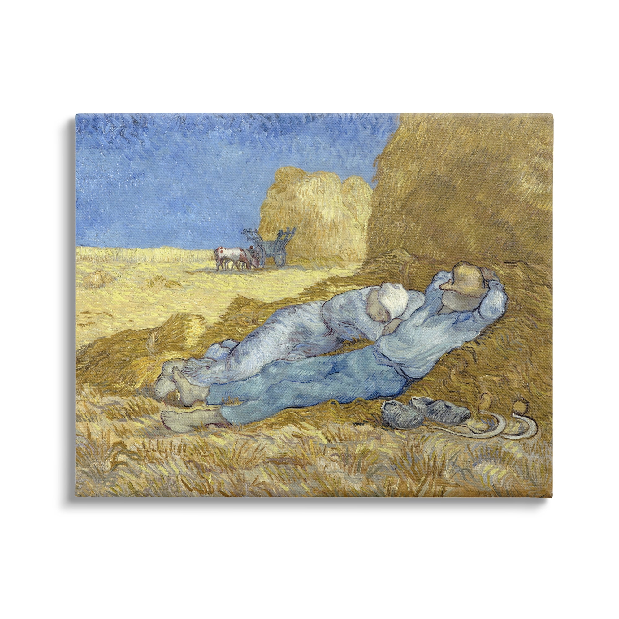 Stupell Industries The Siesta Vincent van Gogh Classic Painting Painting Gallery Wrapped Canvas Print Wall Art, Design by one1000paintings
