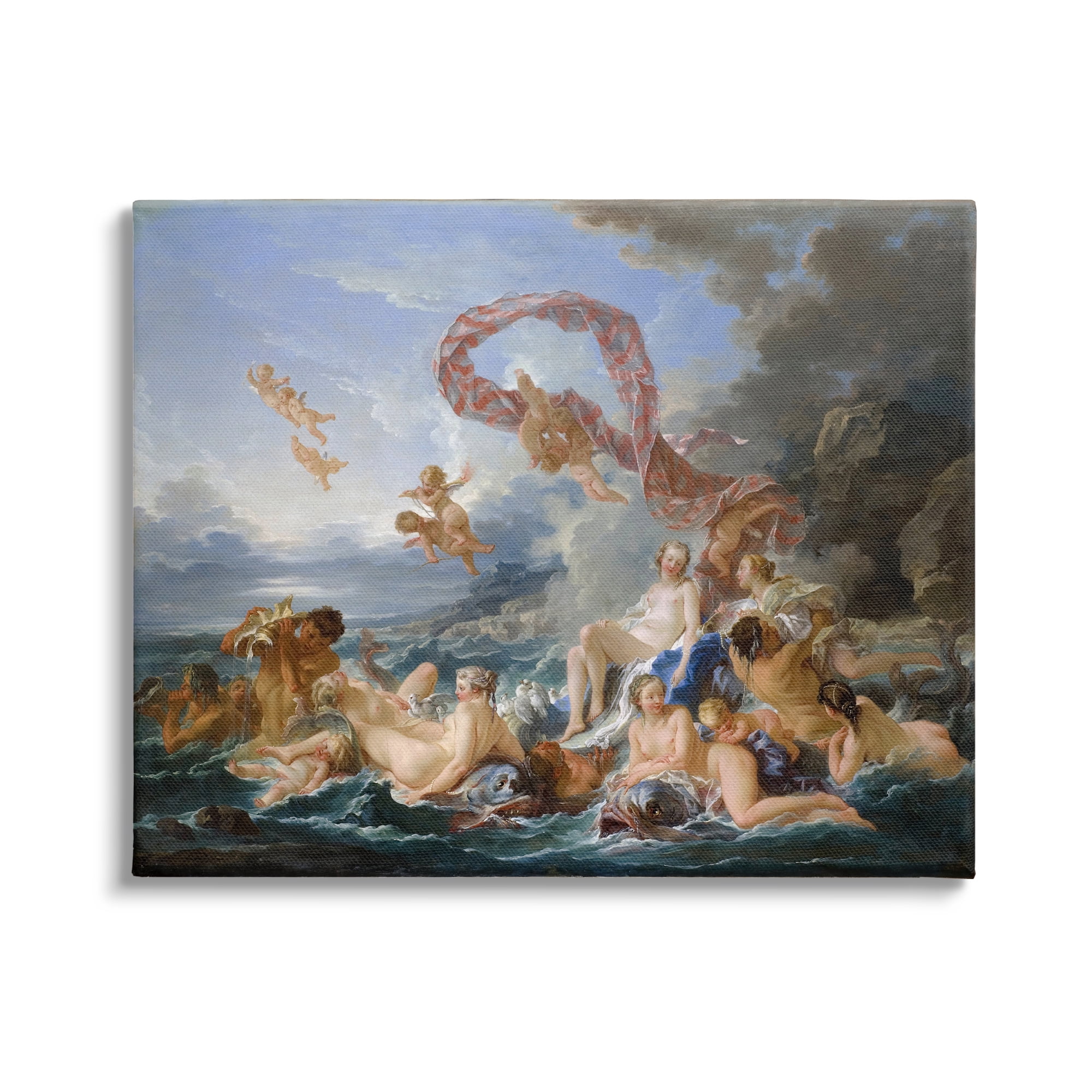 Stupell Industries The Triumph of Venus Francois Boucher Classic Painting Painting Gallery Wrapped Canvas Print Wall Art, Design by one1000paintings