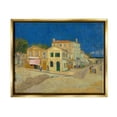 thumbnail image 1 of Stupell Industries The Yellow House Vinvent van Gogh Classic Painting Painting Metallic Gold Floating Framed Canvas Print Wall Art, Design by one1000paintings, 1 of 5