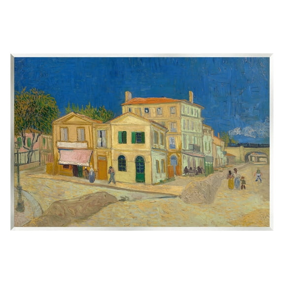 Stupell Industries The Yellow House Vinvent van Gogh Classic Painting Painting Unframed Art Print Wall Art, Design by one1000paintings