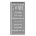 thumbnail image 1 of Stupell Industries Things That Require Zero Talent Phrase Graphic Art Gray Framed Art Print Wall Art, Design by Lil' Rue, 1 of 7
