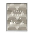 thumbnail image 1 of Stupell Industries This Feels Like Home Mountain Pattern Typography Framed Wall Art, 16 x 20, Design by Lil' Rue, 1 of 5