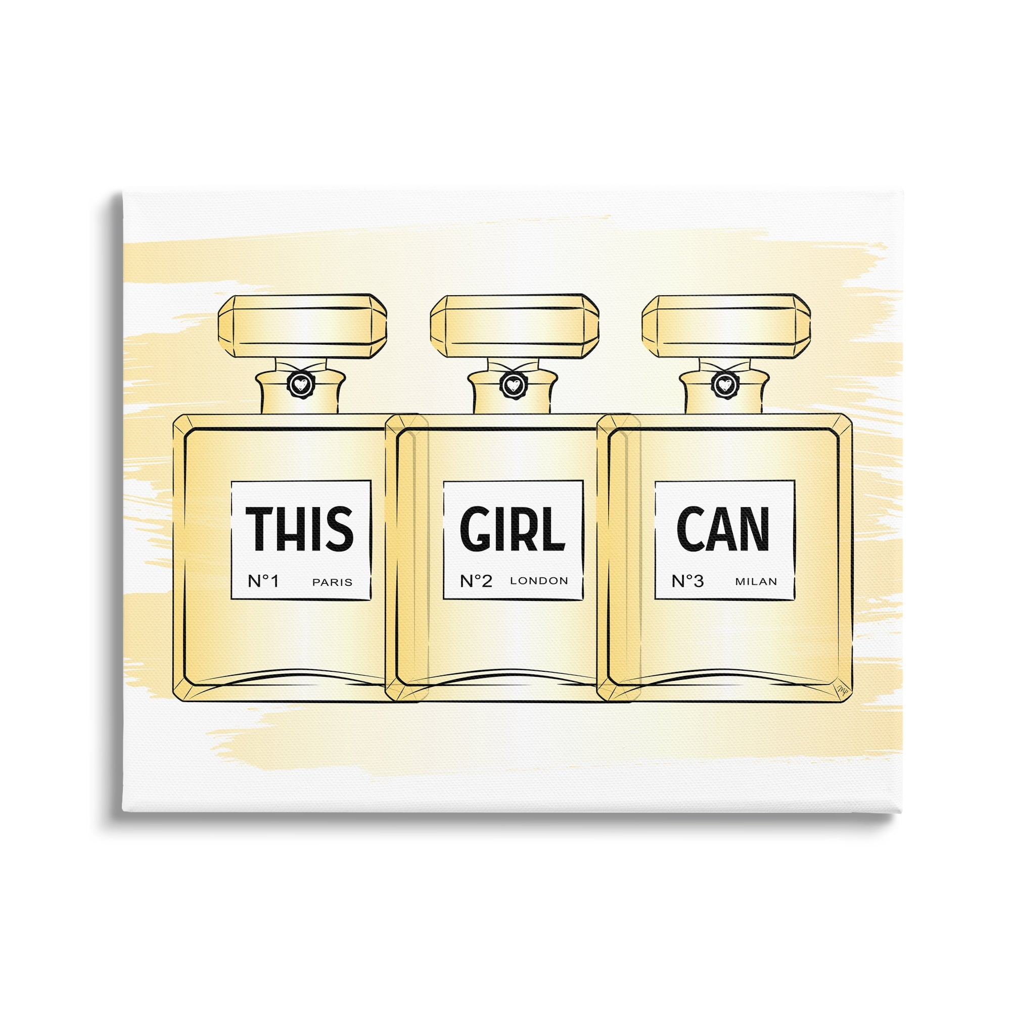 Stupell Industries This Girl Can Motivational Perfume Beauty