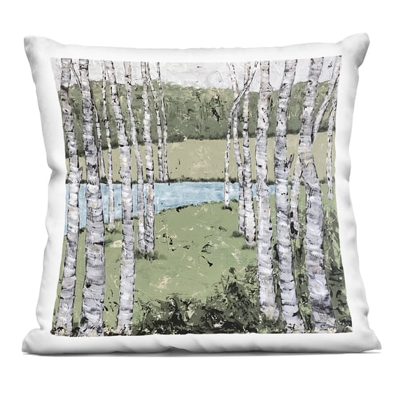 Stupell Industries Thoughts of Summer Landscape Decorative Printed Throw Pillow, design by Jade Reynolds