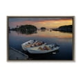 thumbnail image 1 of Stupell Industries Three Boats at Sunset Nautical & Beach Photography Brown Floater Framed Canvas Art Print Wall Art, 31 x 21, 1 of 10