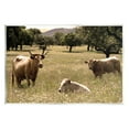 thumbnail image 1 of Stupell Industries Three Cattle Relaxing Grassland Pasture Rural Farm Trees Photograph Unframed Art Print Wall Art, Design by Daphne Polselli, 1 of 5