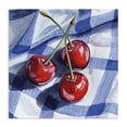 thumbnail image 1 of Stupell Industries Traditional Three Picnic Cherries on Gingham Canvas Art, 17 x 17, by Kate Jarvik Birch, 1 of 8
