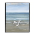 thumbnail image 1 of Stupell Industries Rustic Lodge Three Shorebirds & Gentle Waves Black Framed Giclee Art, 16 x 20, by Nan, 1 of 7
