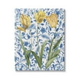 thumbnail image 1 of Stupell Industries Three Tulips on Toile Botanical & Floral Painting Gallery Wrapped Canvas Art Print Wall Art, 36 x 48, 1 of 8