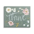 thumbnail image 1 of Stupell Industries Thrive Floral Border Botanical & Floral Painting Gallery Wrapped Canvas Print Wall Art, 30 x 24, 1 of 7