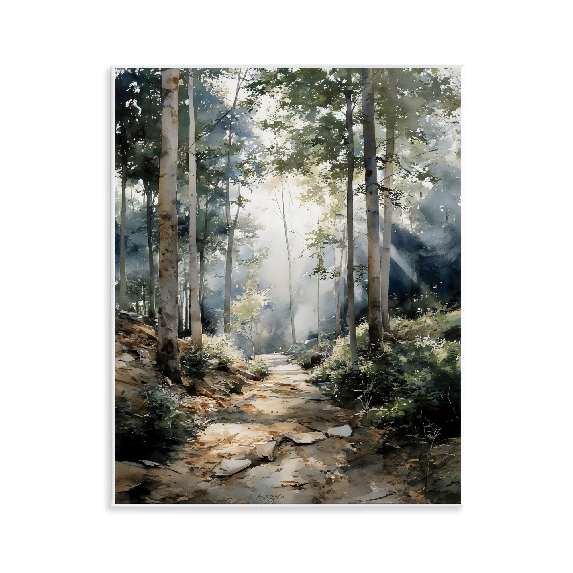 Stupell Industries Through The Woods Pathway Wall Plaque Art, design by Franklyn Gregory