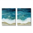 thumbnail image 1 of Stupell Industries Tide Crash to Shore Nautical Beach Watercolor Designed by Grace Popp, 1 of 6