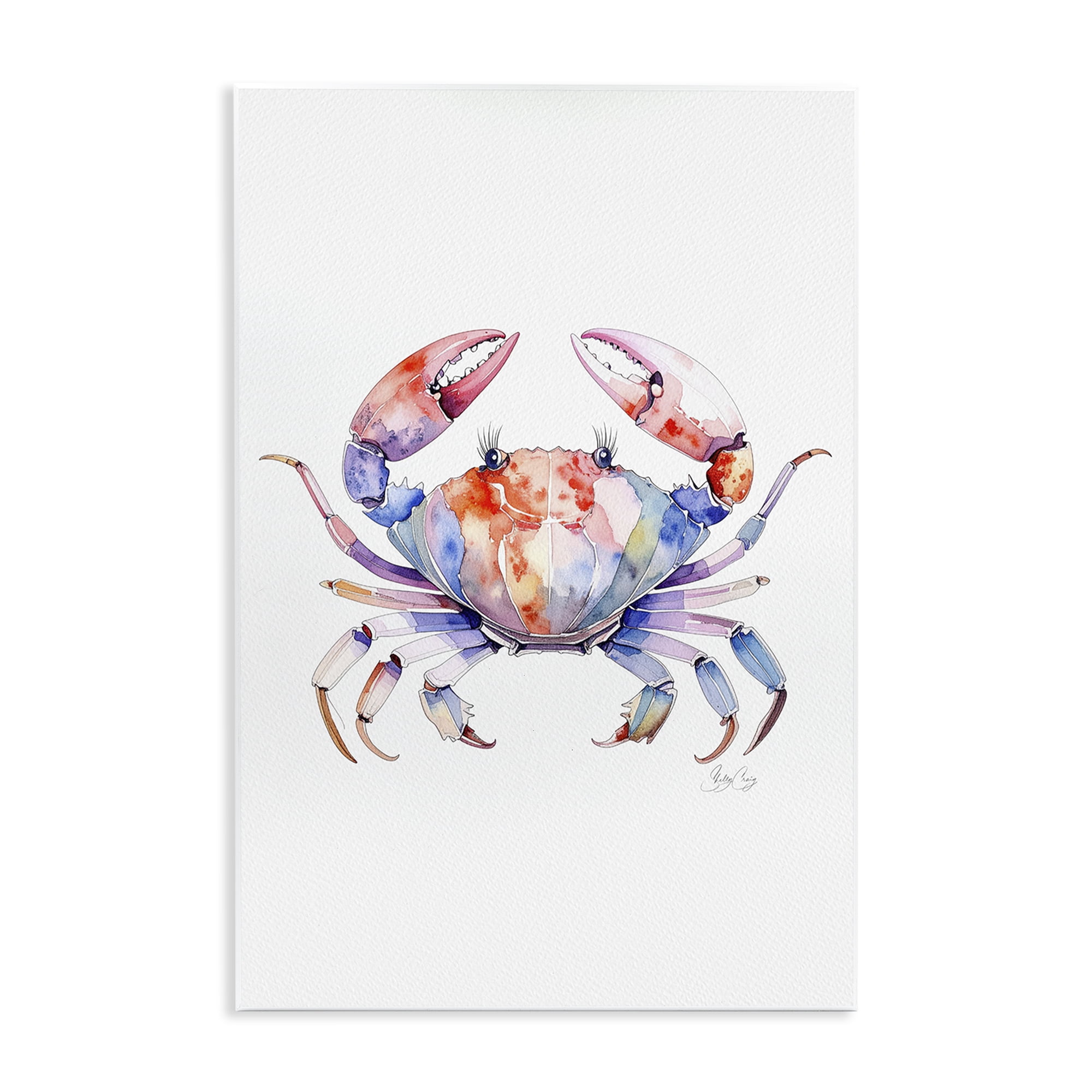 Stupell Industries Tide Dancer Crab Wall Plaque Art, design by Shelly Craig