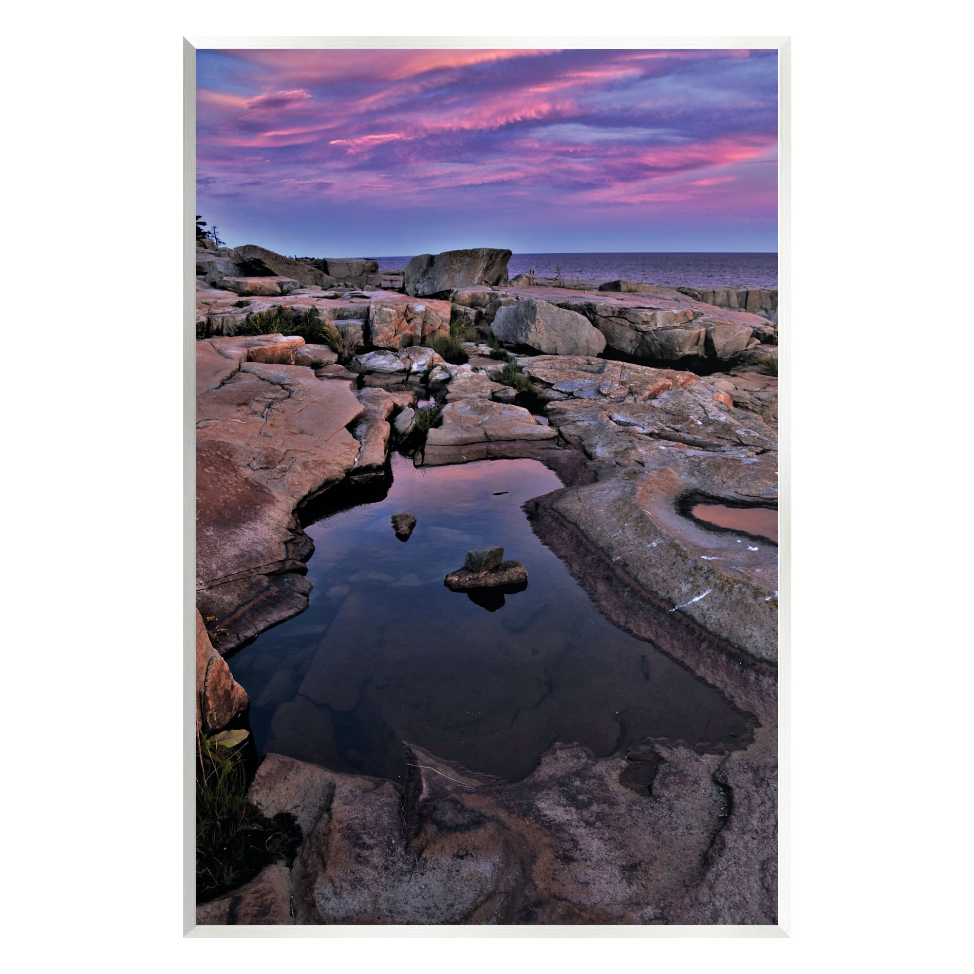 Stupell Industries Tide Pool Landscape Nature Photography Unframed Art Print Wall Art, 13 x 19