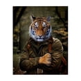 thumbnail image 1 of Stupell Industries Traditional Tiger in Hiking Attire Canvas Art, 16 x 20, by Karen Burke, 1 of 8