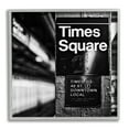 thumbnail image 1 of Stupell Industries Time Square Subway New York City Urban Photography, 24 x 24, Design by Susan Bryant, 1 of 7