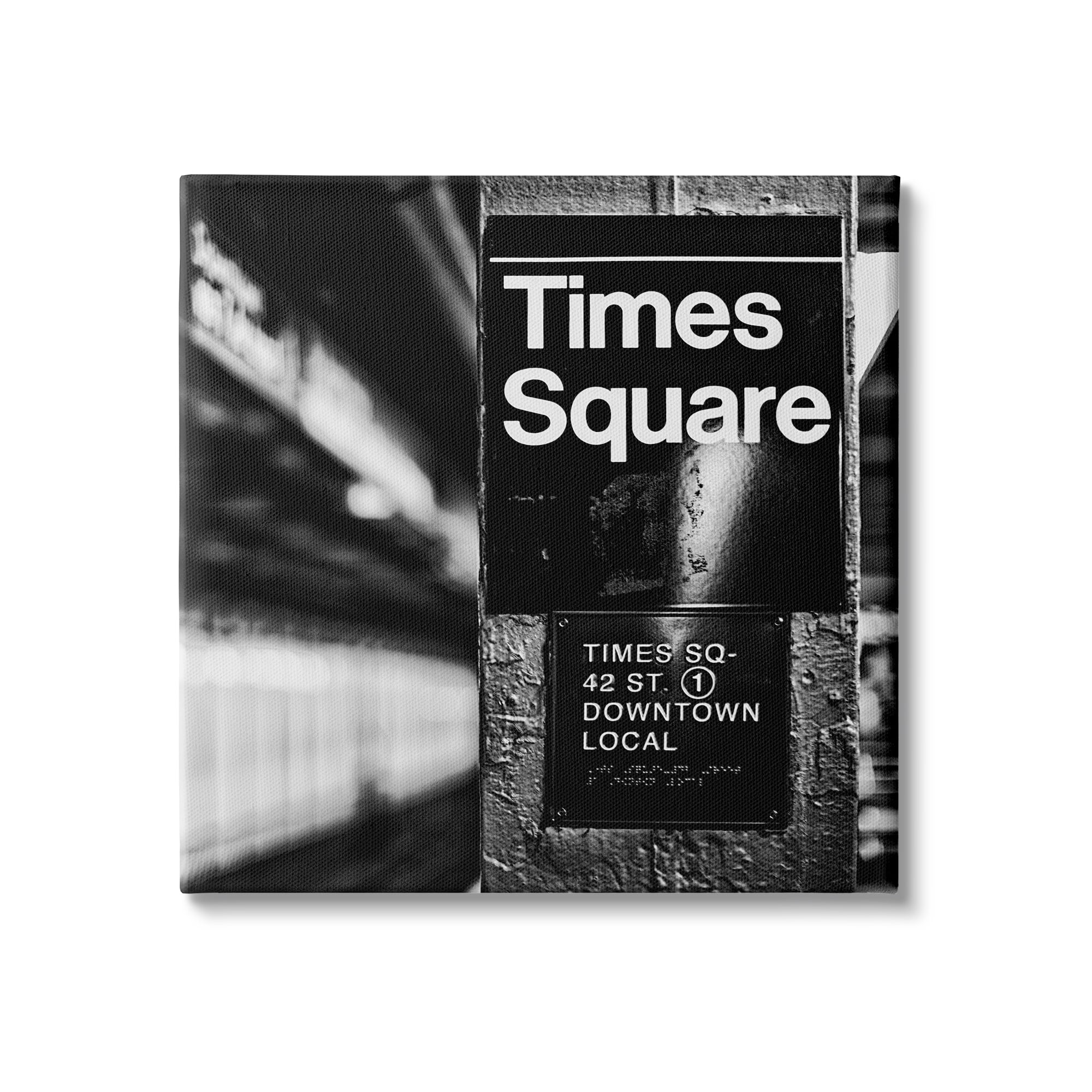 Stupell Industries Time Square Subway New York City Urban Photography, 30 x 30, Design by Susan Bryant