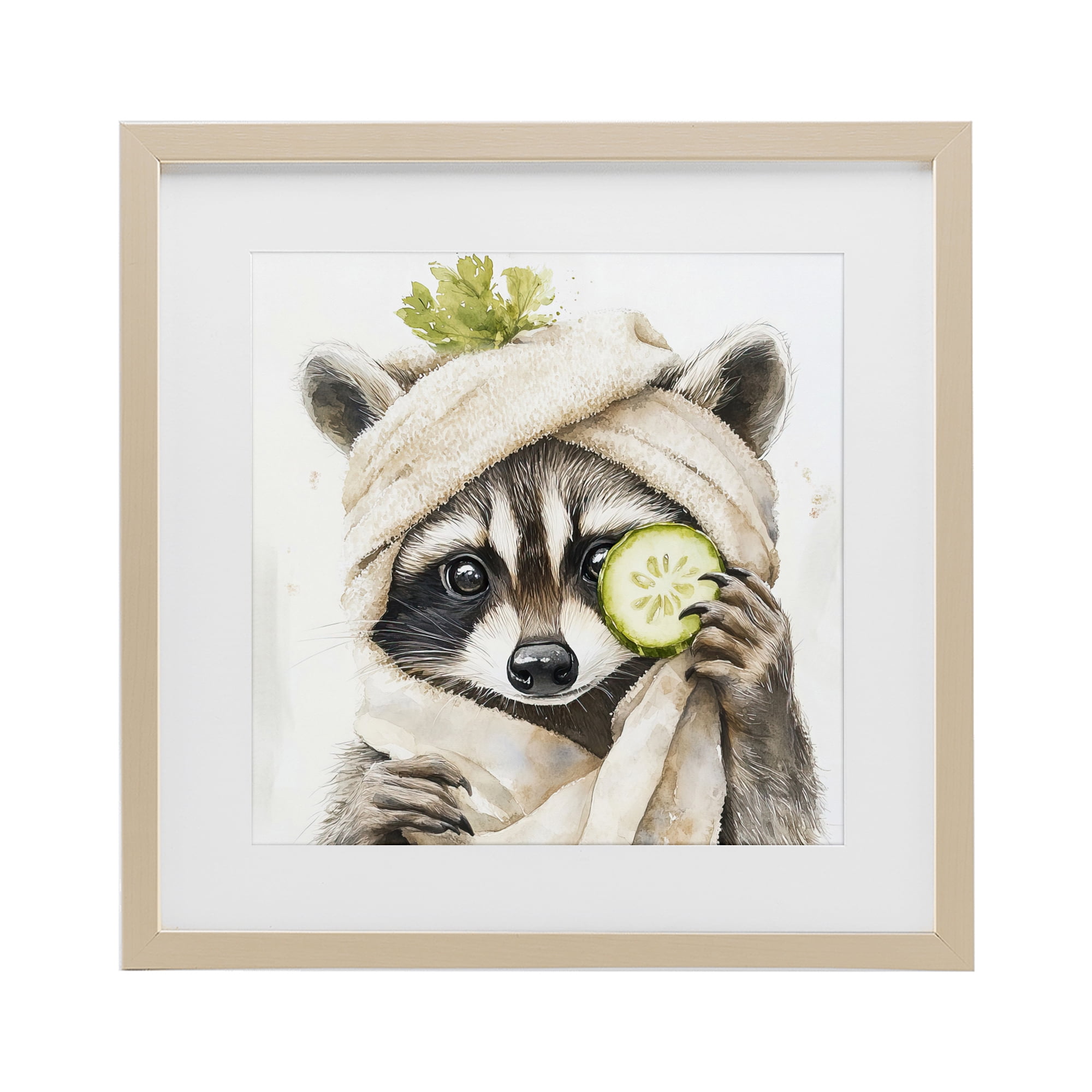 Stupell Industries Time To Depuff Self Care Birch Framed Print Under Glass, design by Tina LeCour