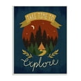 thumbnail image 1 of Stupell Industries Time To Explore Woodland Adventure Nighttime Scene Graphic Art Unframed Art Print Wall Art, Design by Louise Allen, 1 of 6