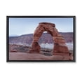 thumbnail image 1 of Stupell Industries Traditional Time's Sculpture Delicate Arch Black Floating Frame Canvas Art, 25 x 17, by Lori Deiter, 1 of 8