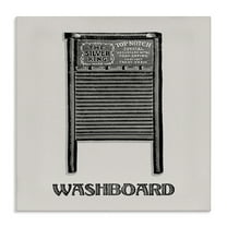 Stupell Industries Timeless Antique Washboard Country Charm Painting Wrapped Canvas Canvas Art Print Wall Art, 17 x 17