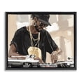 thumbnail image 1 of Stupell Industries Contemporary Timeless DJ with Urban Rhythm Black Floating Frame Canvas Art, 21 x 17, by Franklyn Gregory, 1 of 8