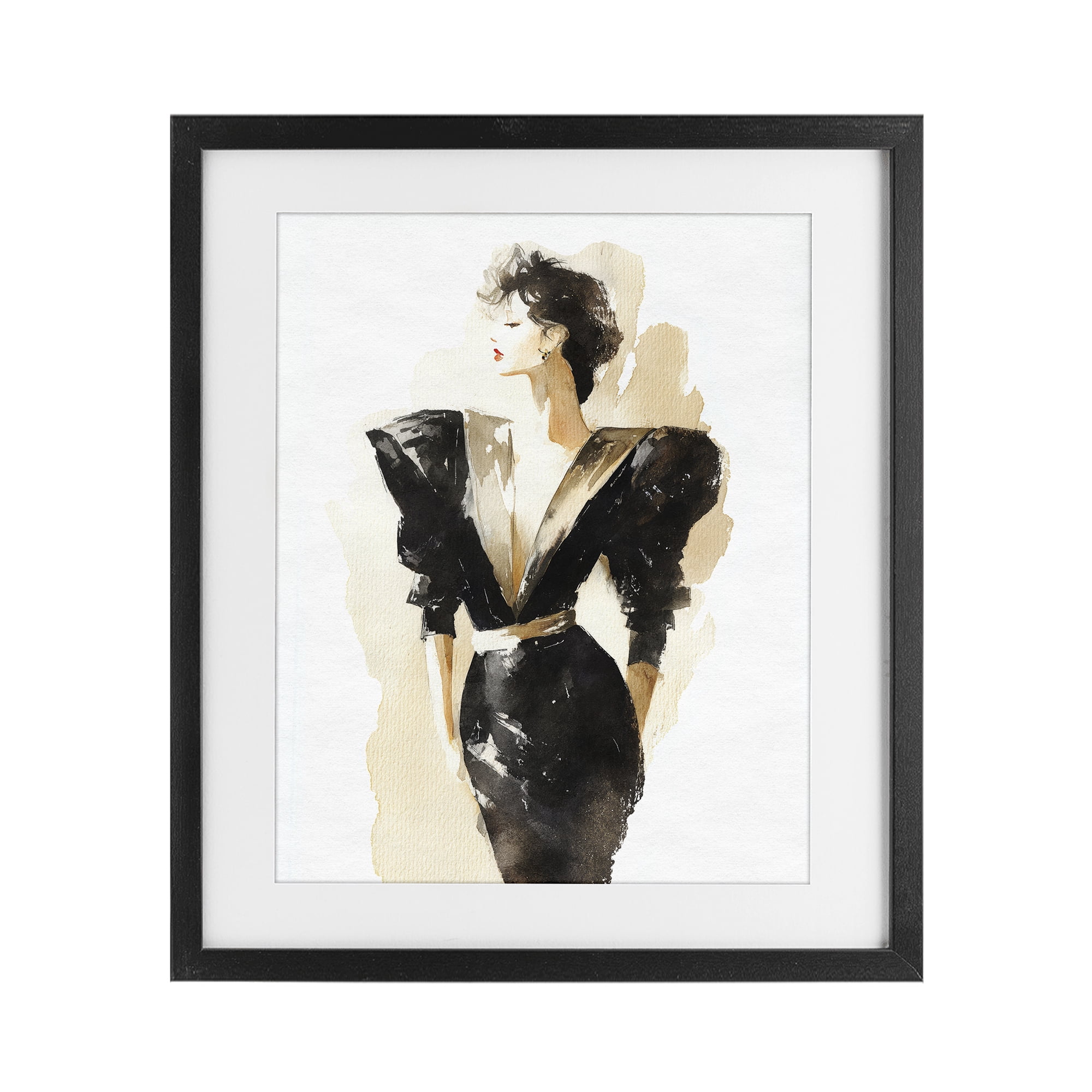 Stupell Industries Timeless Velvet Attitude Black Framed Print Under Glass, design by Svetlana Aleynikova