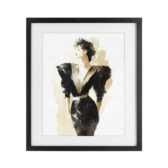 Stupell Industries Timeless Velvet Attitude Black Framed Print Under Glass, design by Svetlana Aleynikova