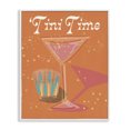 thumbnail image 1 of Stupell Industries Art Deco Tini Time Cocktail White Framed Giclee Art, 11 x 14, by Jen Bucheli, 1 of 8