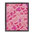 thumbnail image 1 of Stupell Industries Contemporary Tiny Doll Shoes Pink Black Floating Frame Canvas Art, 17 x 21, by LISH Creative, 1 of 8