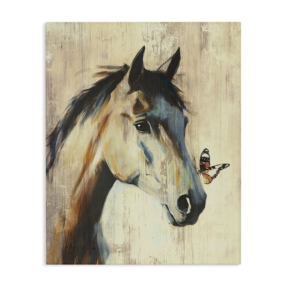 Stupell Industries Contemporary Tiny Magic Horse & Butterfly Canvas Art, 30 x 40, by Svetlana Aleynikova