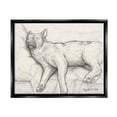 thumbnail image 1 of Stupell Industries Tired Dog Sleeping Intricate Graphite Pencil Sketch Drawing Print Jet Black Floating Framed Canvas Print Wall Art, Design by George Dyachenko, 1 of 9