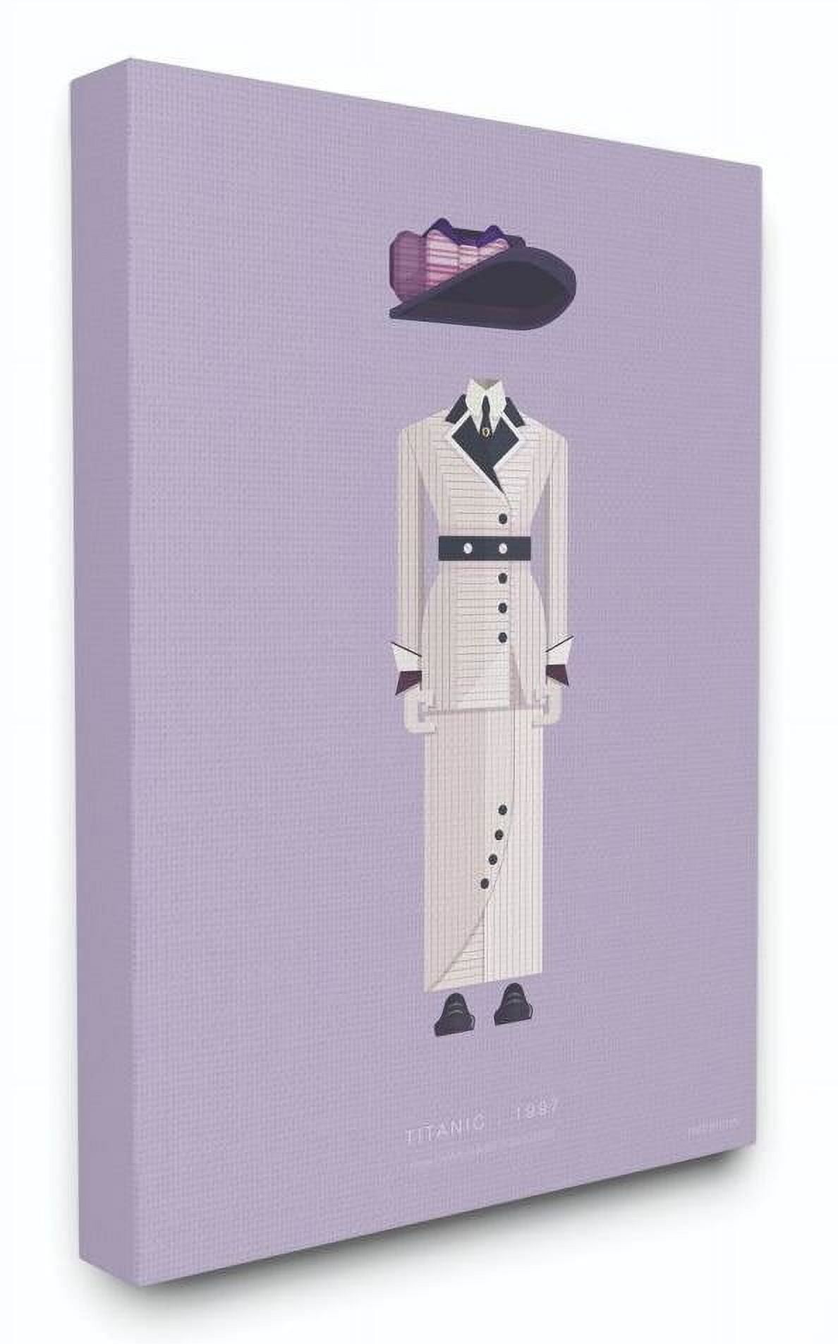 Stupell Industries Titanic Famous People Characters Fashion Design Canvas Wall Art by Fred Birchal