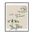 thumbnail image 1 of Stupell Industries Coastal To Do: Live In The Moment Black Framed Giclee Art, 16 x 20, by The Prints Vibe, 1 of 8