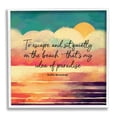 thumbnail image 1 of Stupell Industries To Escape Paradise Phrase Graphic Art White Framed Art Print Wall Art, Design by Ziwei Li, 1 of 7