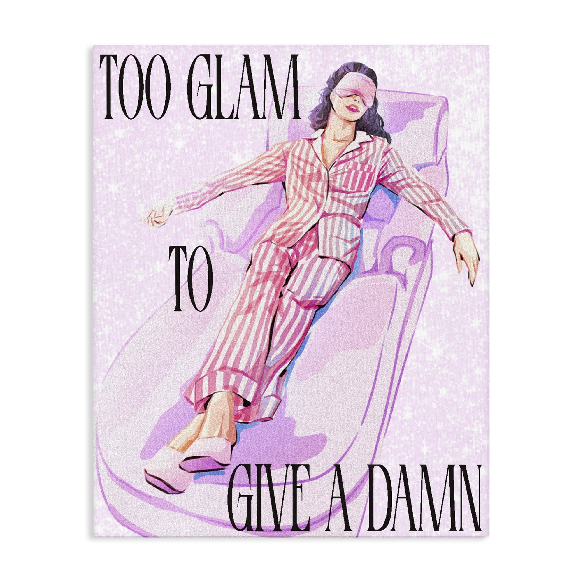 Stupell Industries To Glam To Care Canvas Wall Art, design by Ziwei Li