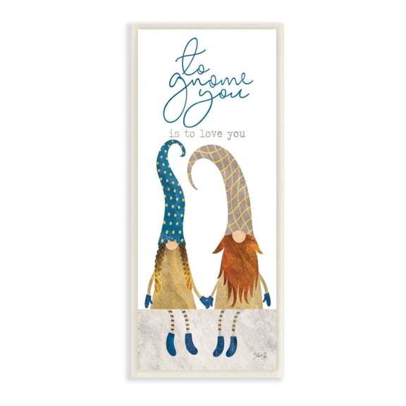 Stupell Industries To Gnome You Classic Phrase Pun Mythological Creatures Design by Marla Rae