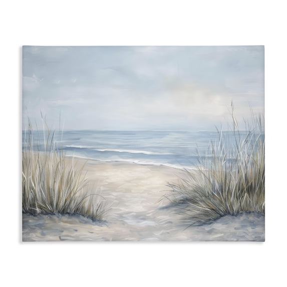 Stupell Industries Coastal To The Beach Tranquil Landscape Canvas Art, 30 x 24, by Petals Prints Design