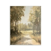 Stupell Industries To The Woods Pathway Landscape & Nature Painting Unframed Art Print Wall Art, 11 x 14