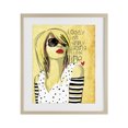 thumbnail image 1 of Stupell Industries Contemporary Today I Am Simply Me Birch Framed Print Under Glass, 17 x 21, by Suzanne Millius, 1 of 8