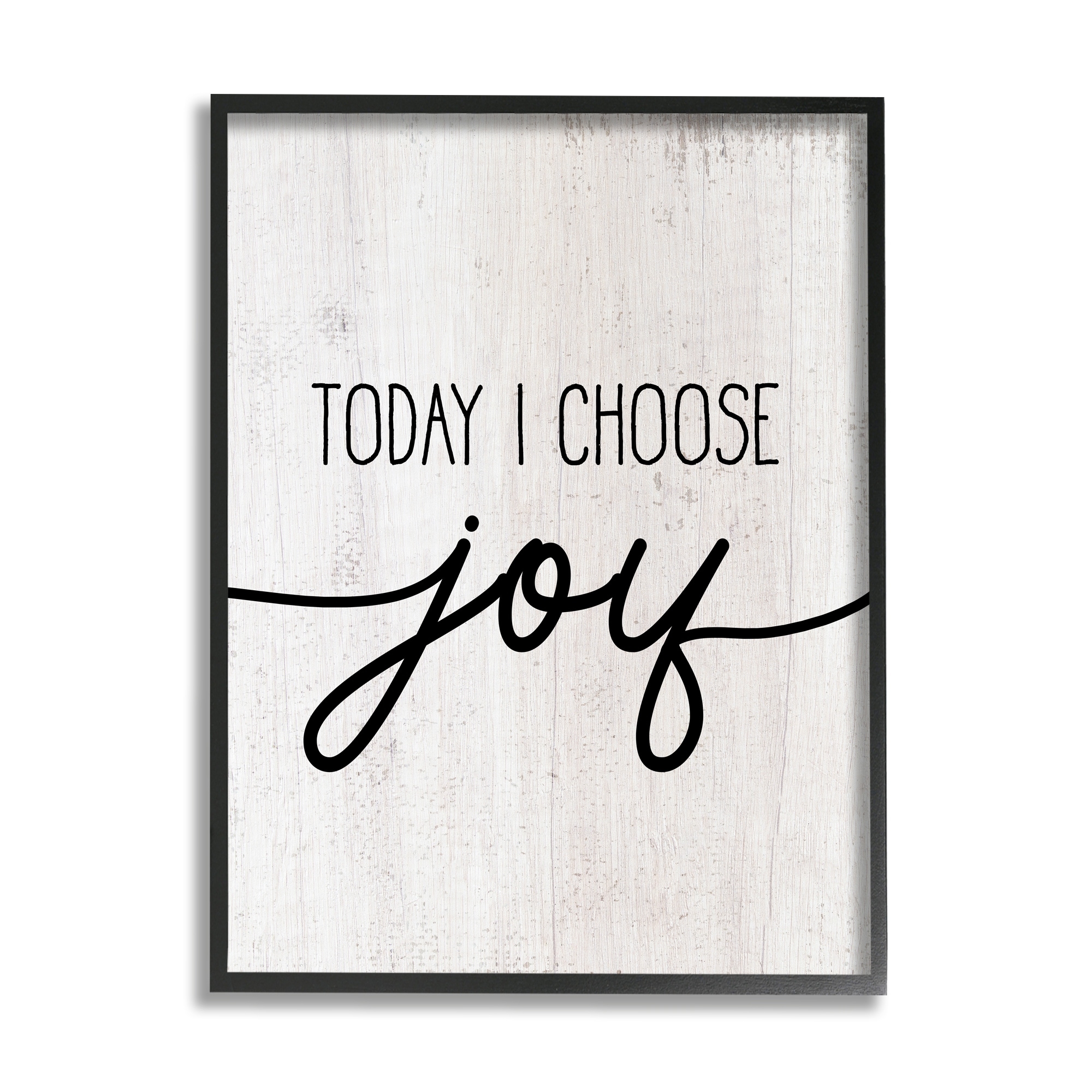 Stupell Industries Today I Choose Joy Motivational Phrase Positive Attitude, 24 x 30, Design by Daphne Polselli