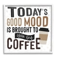 thumbnail image 1 of Stupell Industries Today's Good Mood Morning Coffee Food & Beverage Painting White Framed Art Print Wall Art, 1 of 7